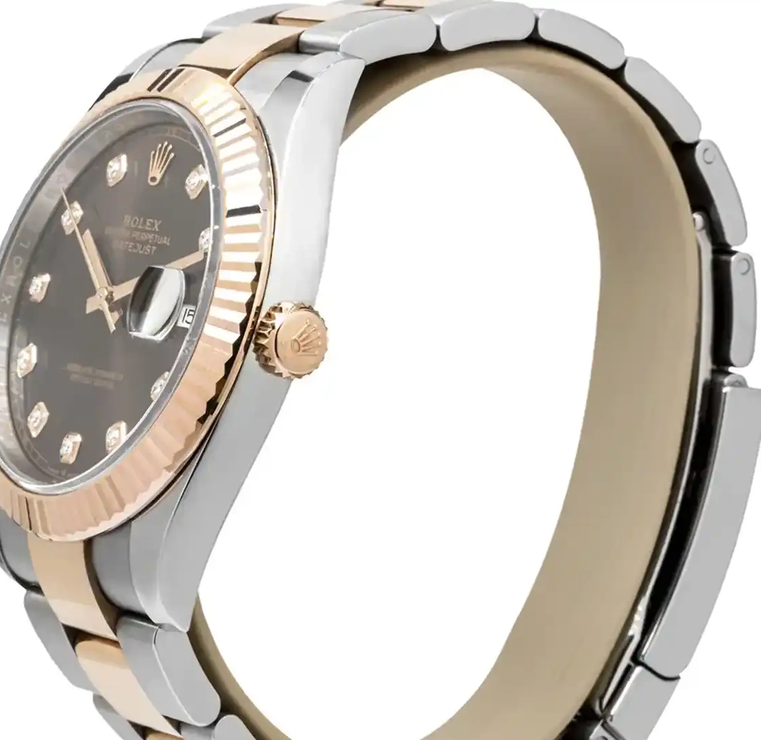 Prestigious Jewelers Rose 126331 Steel Gold Datejust & Stainless Rolex 0706